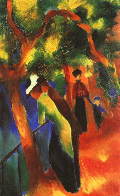 August Macke Sunlight Walk